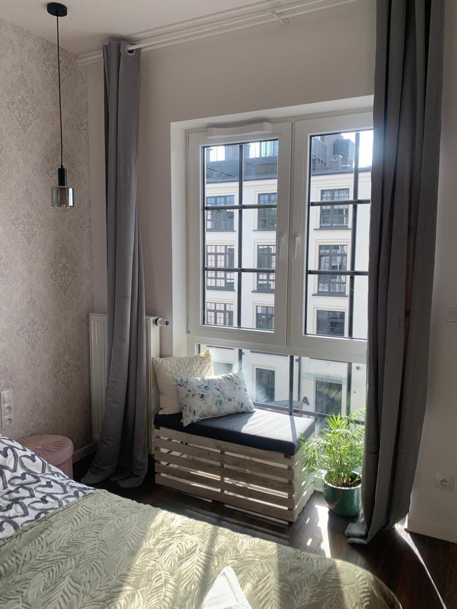Stylowy Apartament Przy Manufakturze W Samym Centrum Lodzi Exterior foto